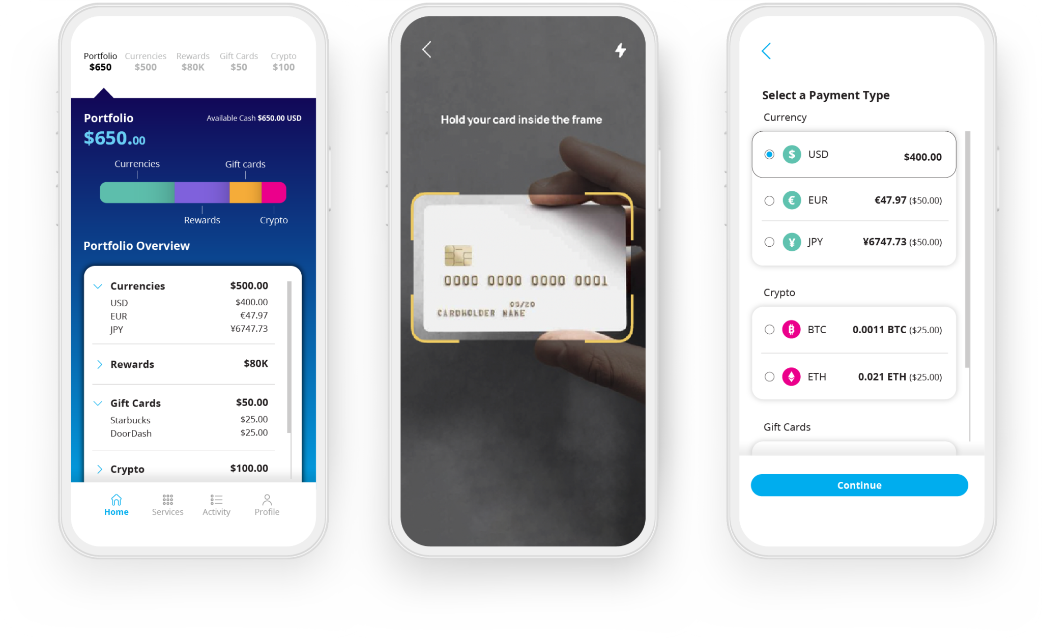 Mobile/MultiWallet Paynuity Payments in Perpetual Motion